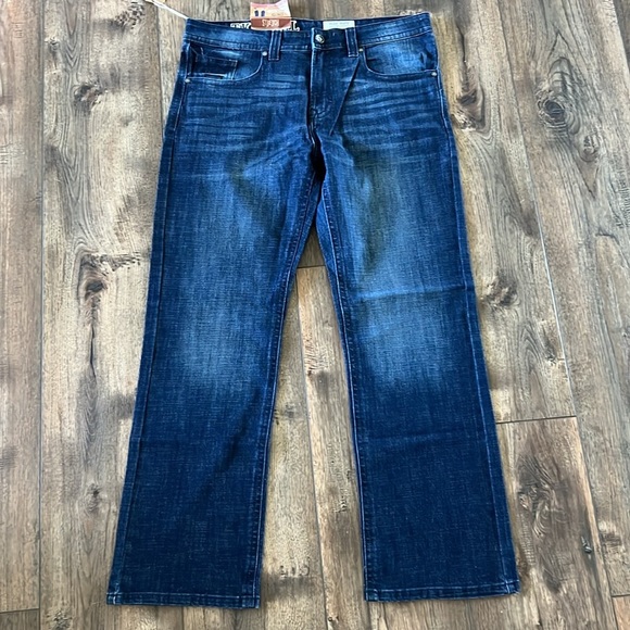 NWT Axel Men’s Slim Bootcut Blue Jeans Denim Size 36X32 - Picture 5 of 8